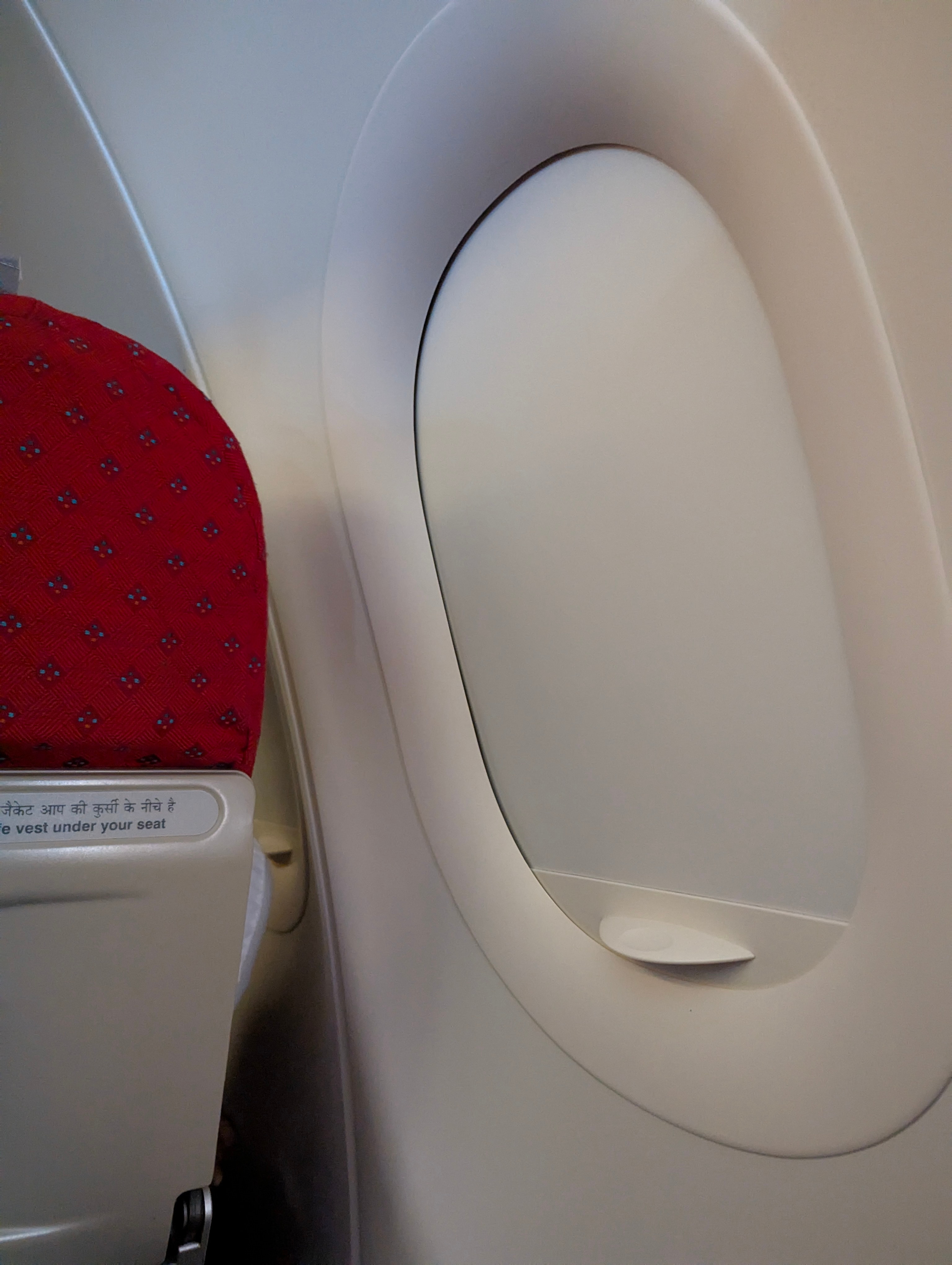 It is now mandatory to shut windows during takeoff and landing at defence airports in India. Photo: Author